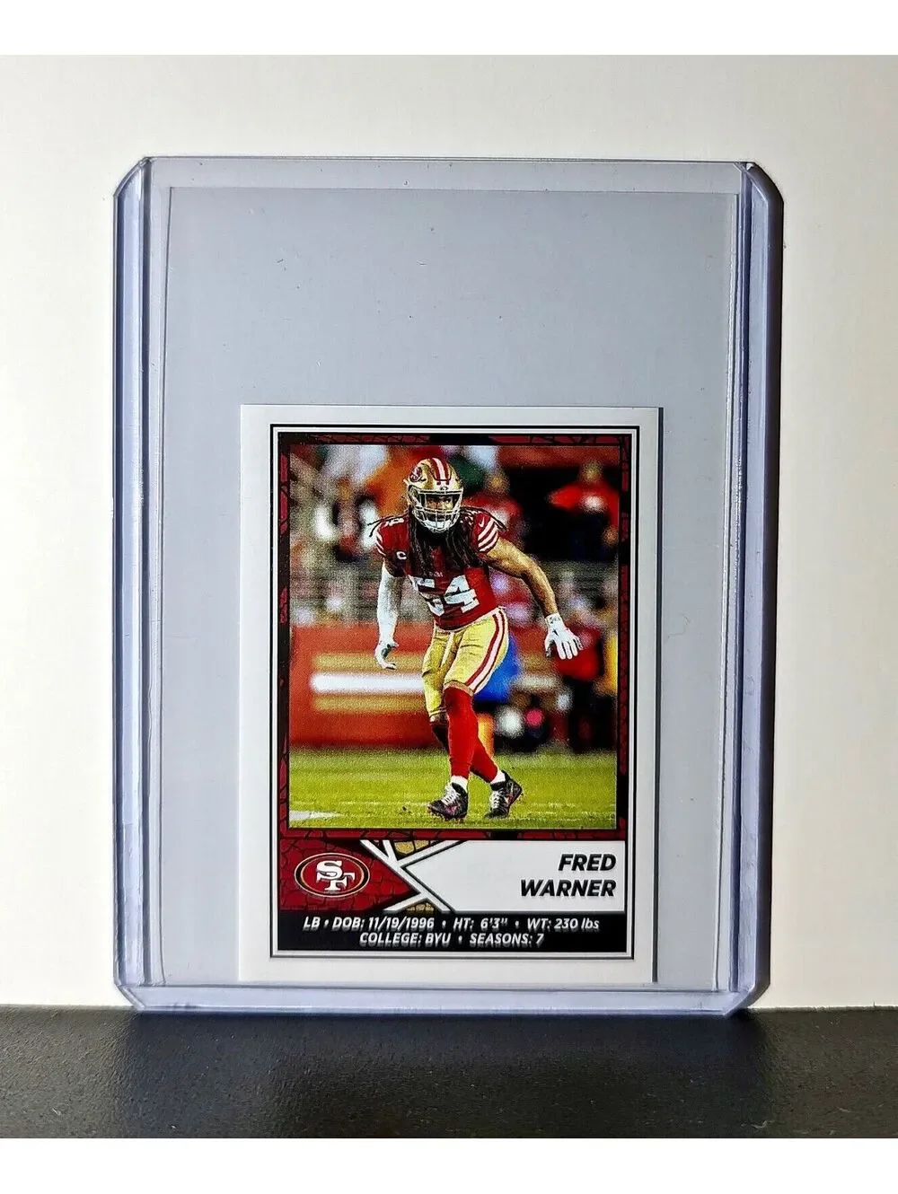 Fred Warner 2024 Panini NFL Sticker #531 San Francisco 49ers